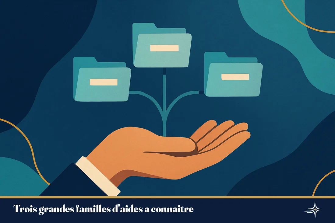 Illustration des trois grandes familles d'aides à l'embauche
