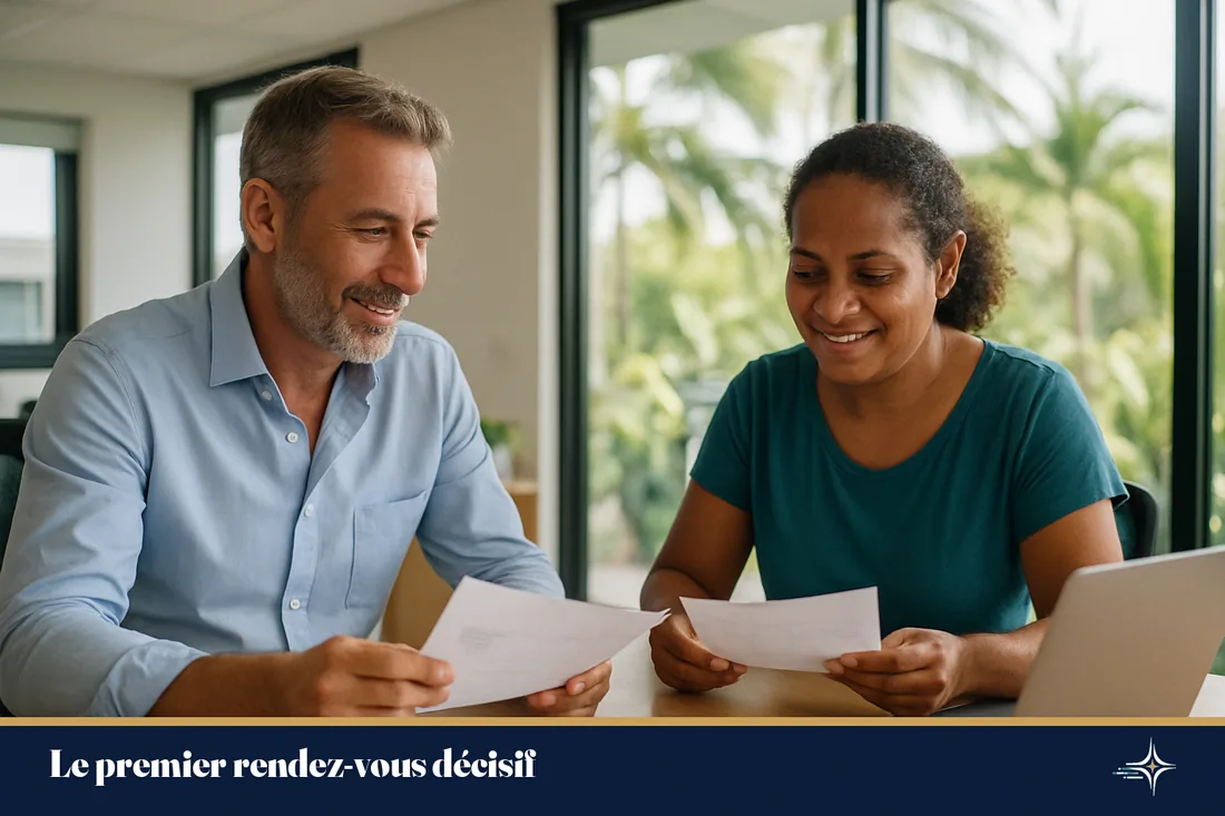 Premier rendez-vous entre un dirigeant et un cabinet comptable à Nouméa