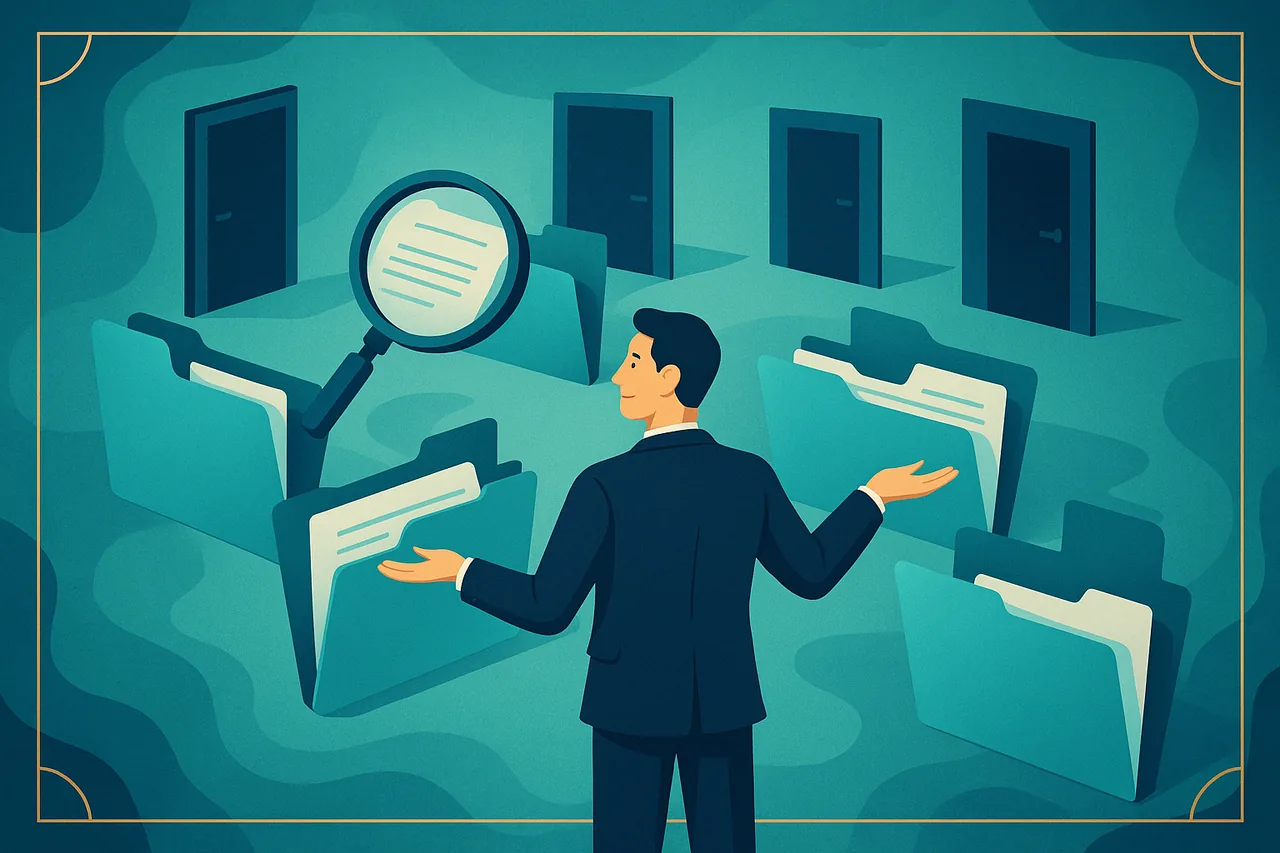 Illustration d'un dirigeant comparant plusieurs cabinets comptables calédoniens