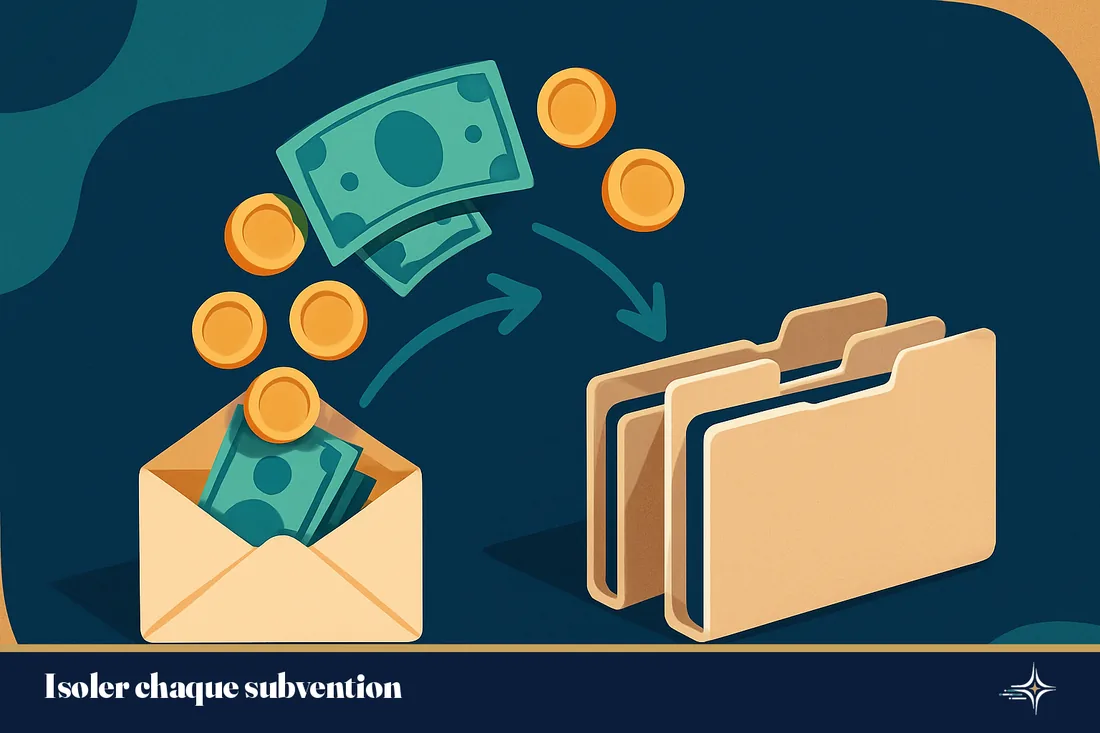 Illustration d'une subvention publique suivie franc par franc dans des dossiers organisés