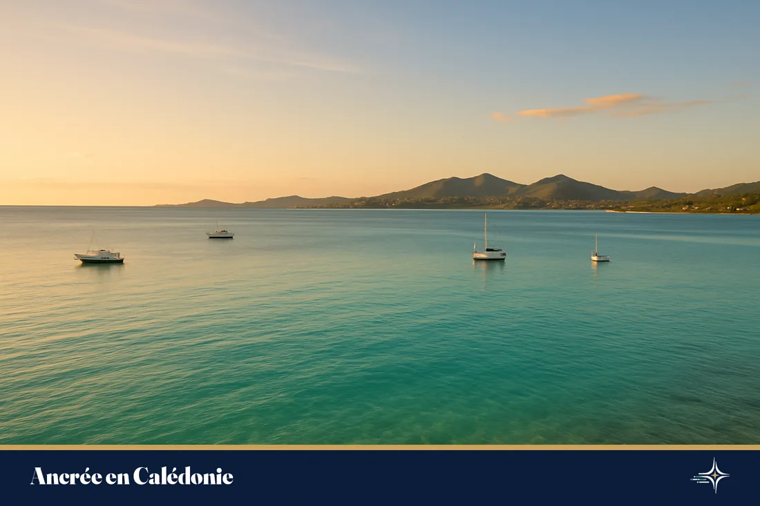 Vue du lagon de Nouméa évoquant la vie associative calédonienne