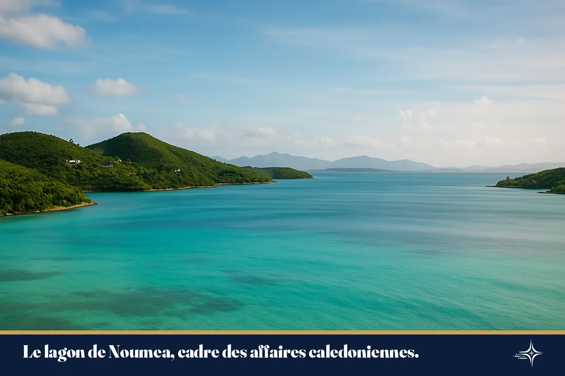 Baie et lagon de Nouméa en Nouvelle-Calédonie