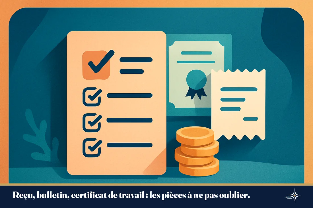 Illustration des documents obligatoires remis à la fin d'un contrat